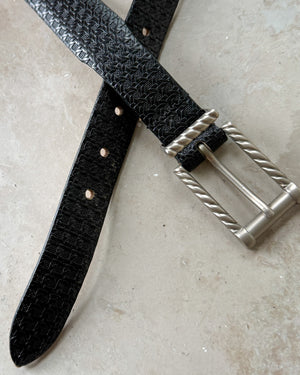 Tulliani Basketweave Leather Belt