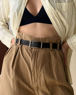 Tulliani Basketweave Leather Belt