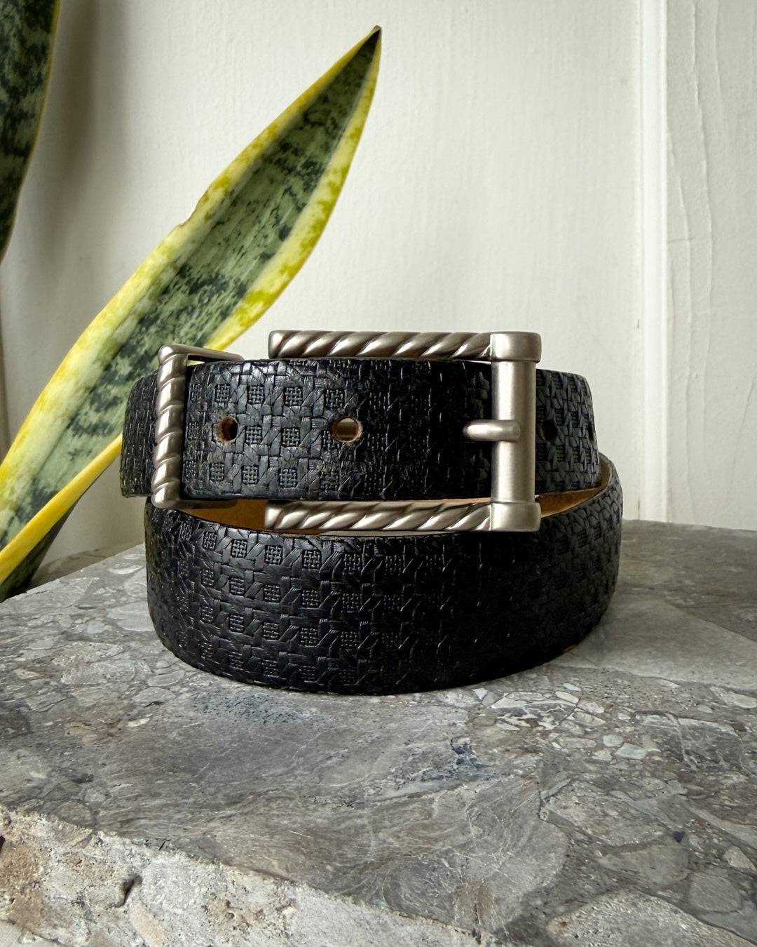 Tulliani Basketweave Leather Belt