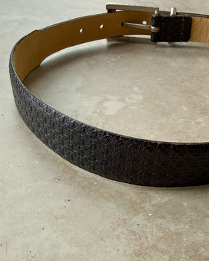 Tulliani Basketweave Leather Belt