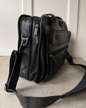 Tumi Leather Briefcase Bag
