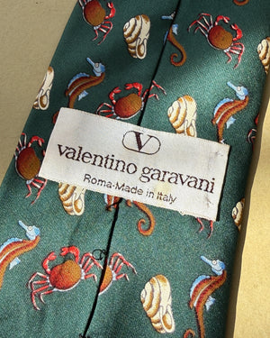 Valentino Sea Life Silk Tie