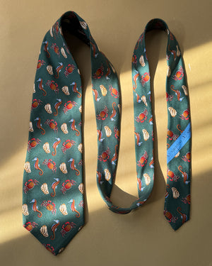 Valentino Sea Life Silk Tie