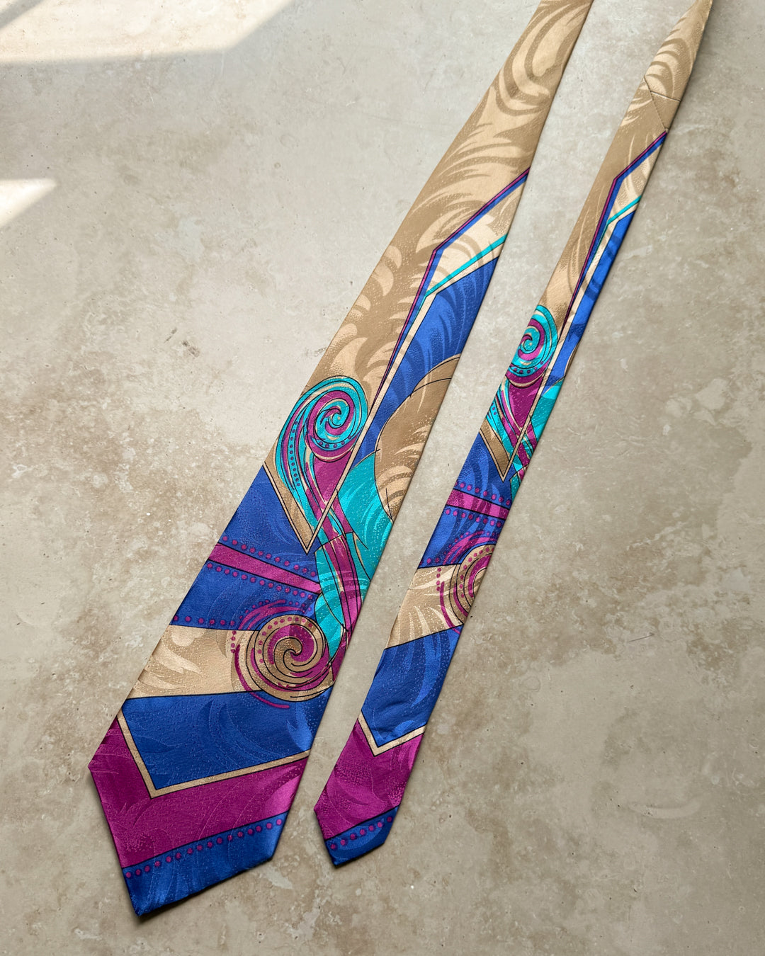 90s Versace Multicolor Silk Tie