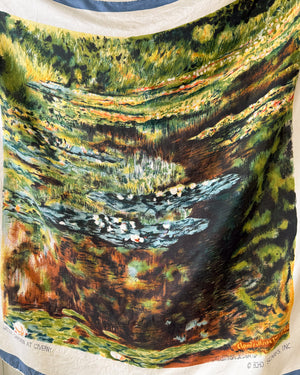 Monet's Water Garden At Giverny Silk Scarf