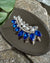 YSL Sapphire Crystal Brooch