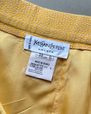 80s Yves Saint Laurent Mini Skirt | XS
