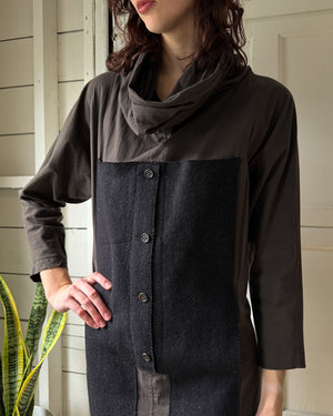 80s Yohji Yamamoto Dress | S-M