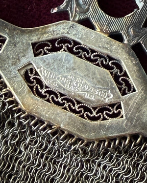 1920s Silver Mesh Purse