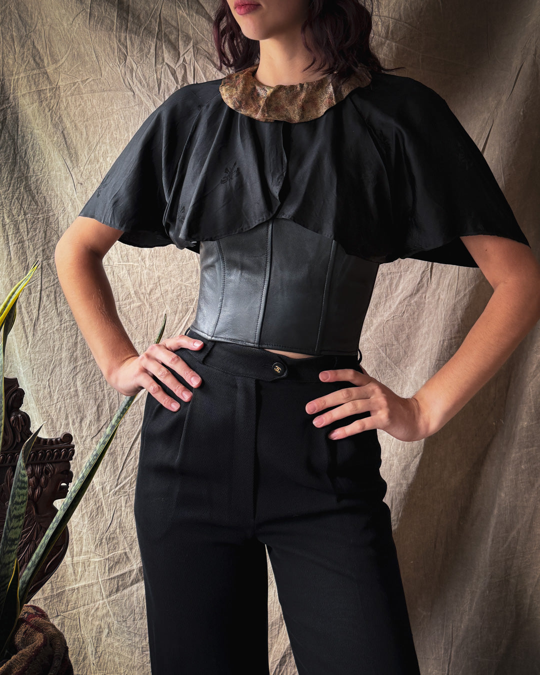 Antique Silk & Metallic Bolero | XS-S