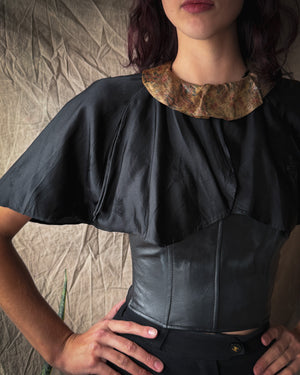 Antique Silk & Metallic Bolero | XS-S