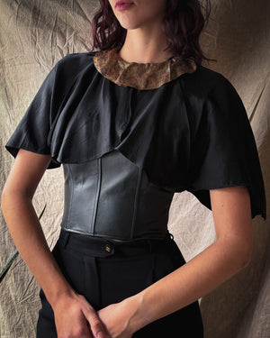 Antique Silk & Metallic Bolero | XS-S