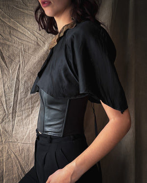 Antique Silk & Metallic Bolero | XS-S