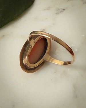 Antique 10K Gold Cameo Ring