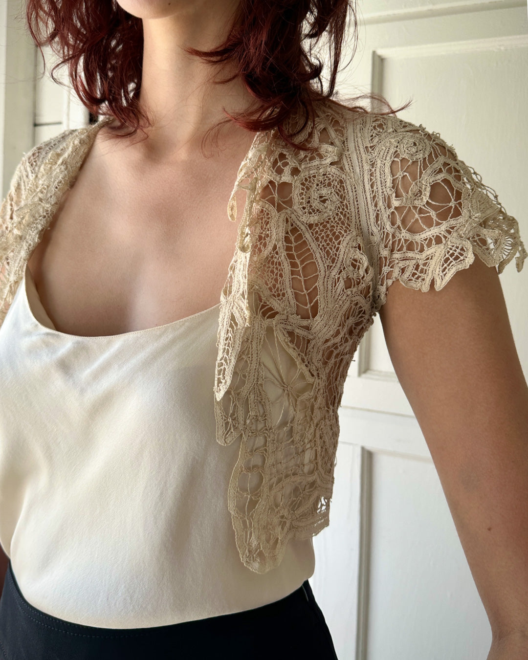 Antique Crochet Bolero | XS-S