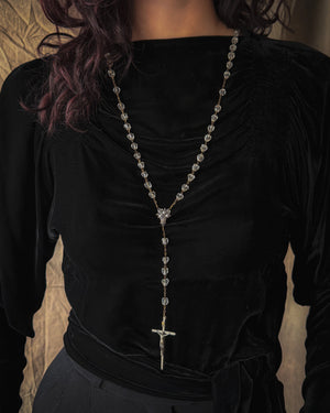 Vintage Crystal Rosary
