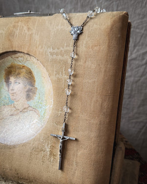 Vintage Crystal Rosary