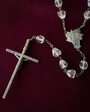 Vintage Crystal Rosary