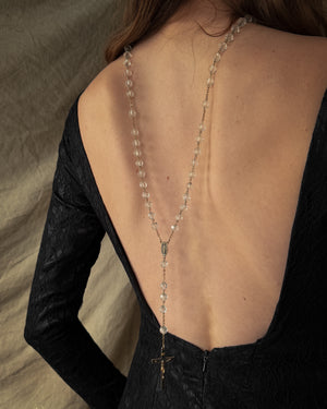 Antique Crystal Rosary