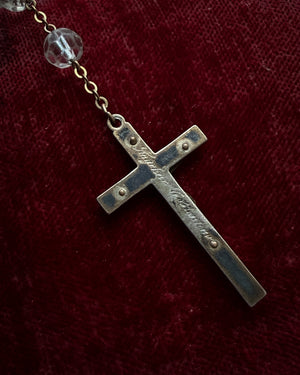 Antique Crystal Rosary