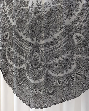 1800s Chantilly Lace Shawl