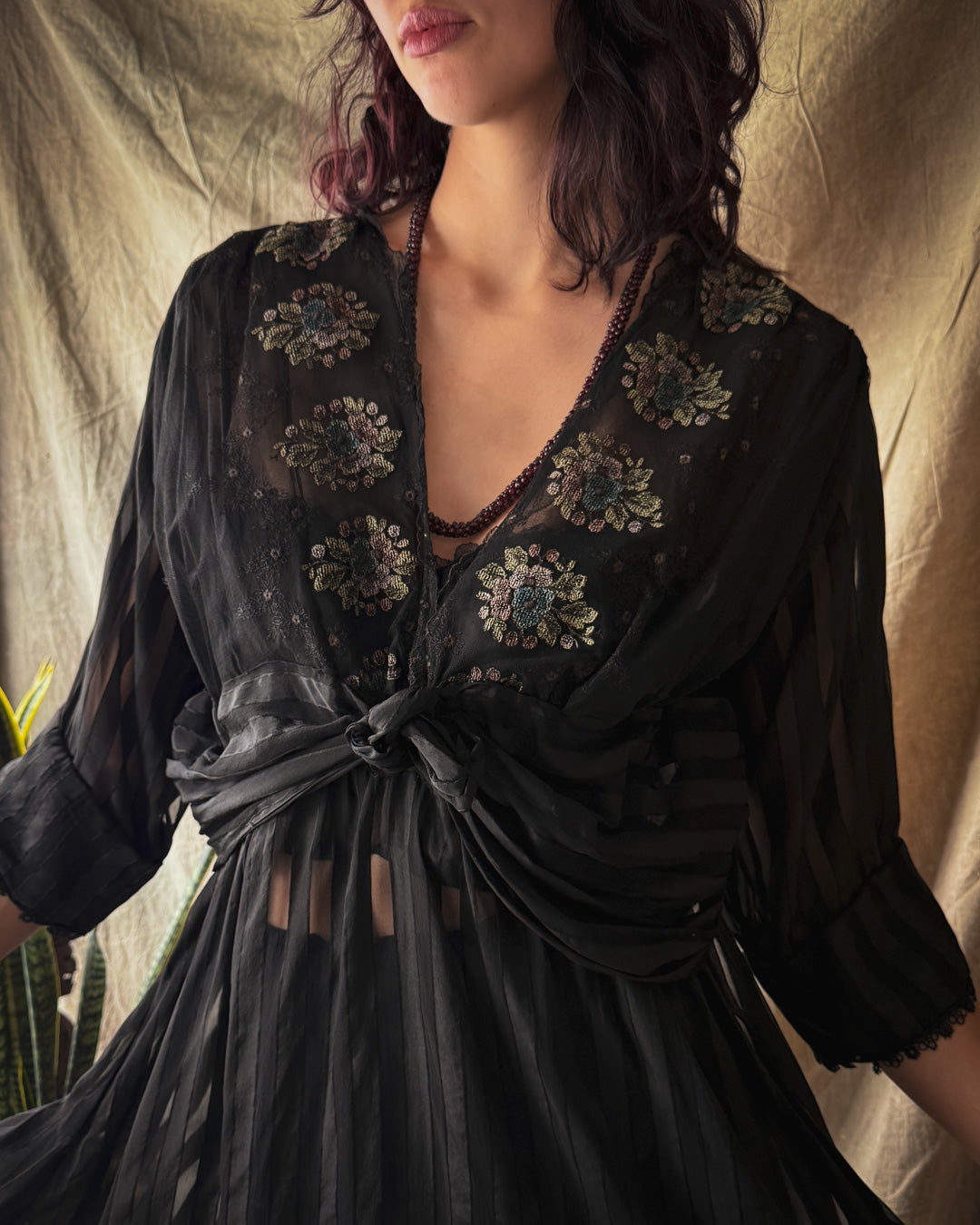 Edwardian Silk Dress Topper | M-L