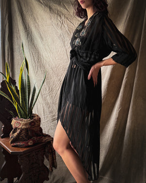 Edwardian Silk Dress Topper | M-L
