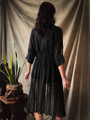 Edwardian Silk Dress Topper | M-L