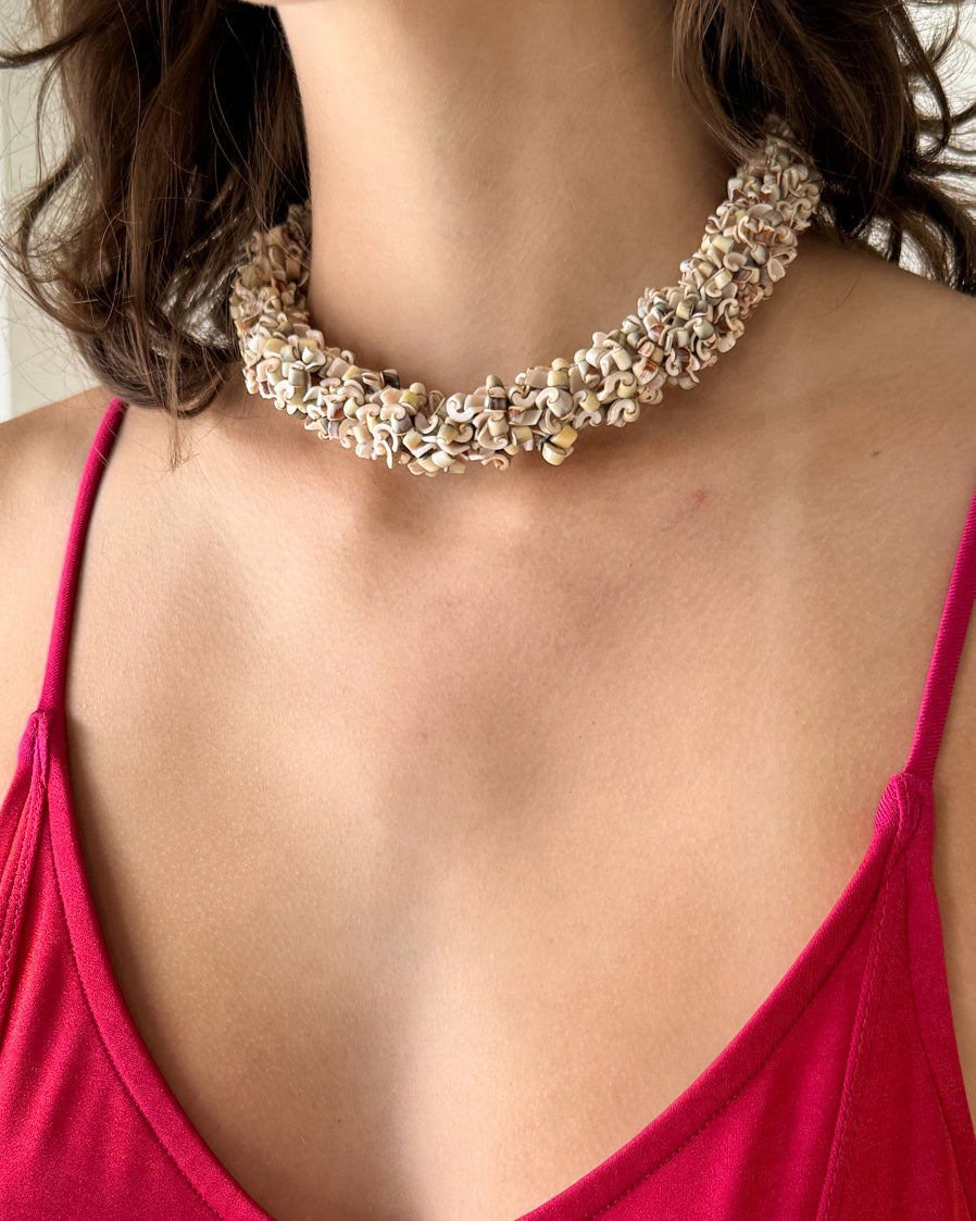 Chunky Curly Shell Necklace