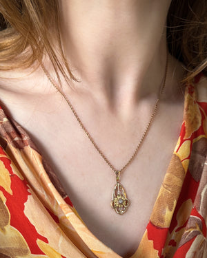 10K Gold & Diamond Necklace