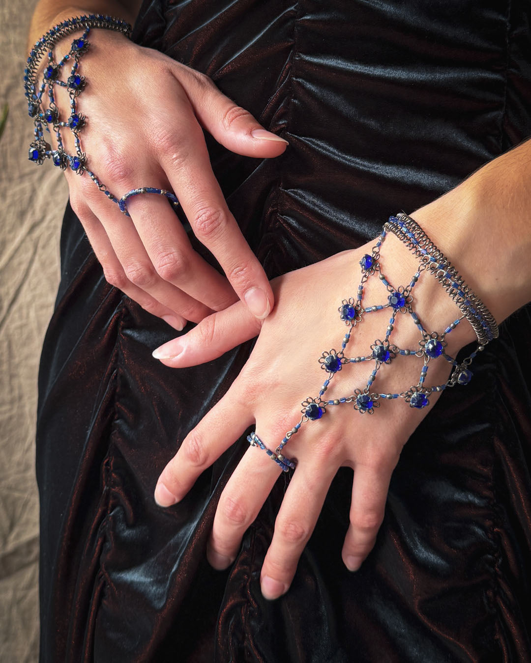 Beaded Gauntlet Bracelets