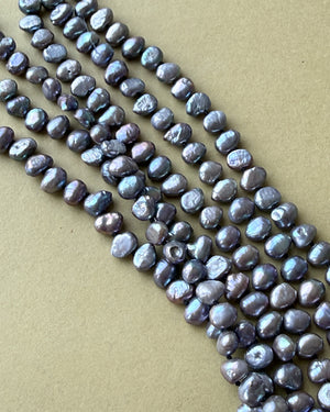 Blue Freshwater Pearl Multi-Strand Necklace