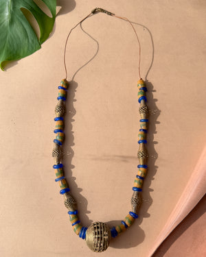 70s Artisan Mixed Bead Necklace