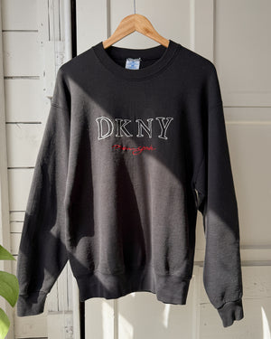 90s DKNY New York Sweatshirt | XL