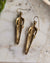 Brass Female Form Earrings