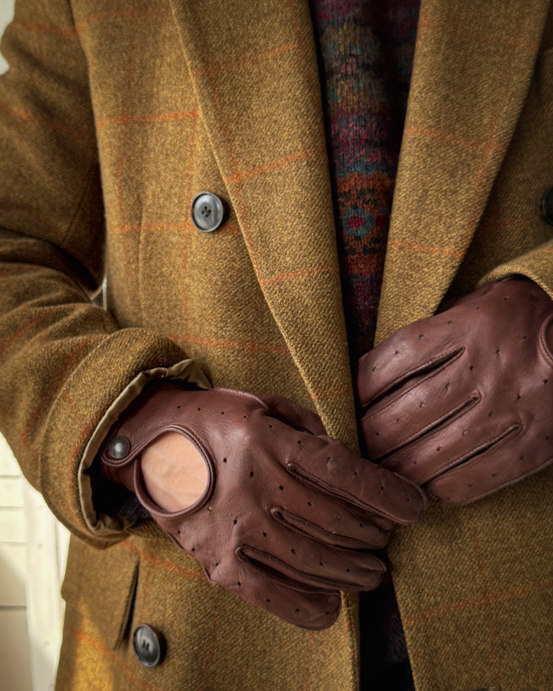 90s Deerskin Driving Gloves