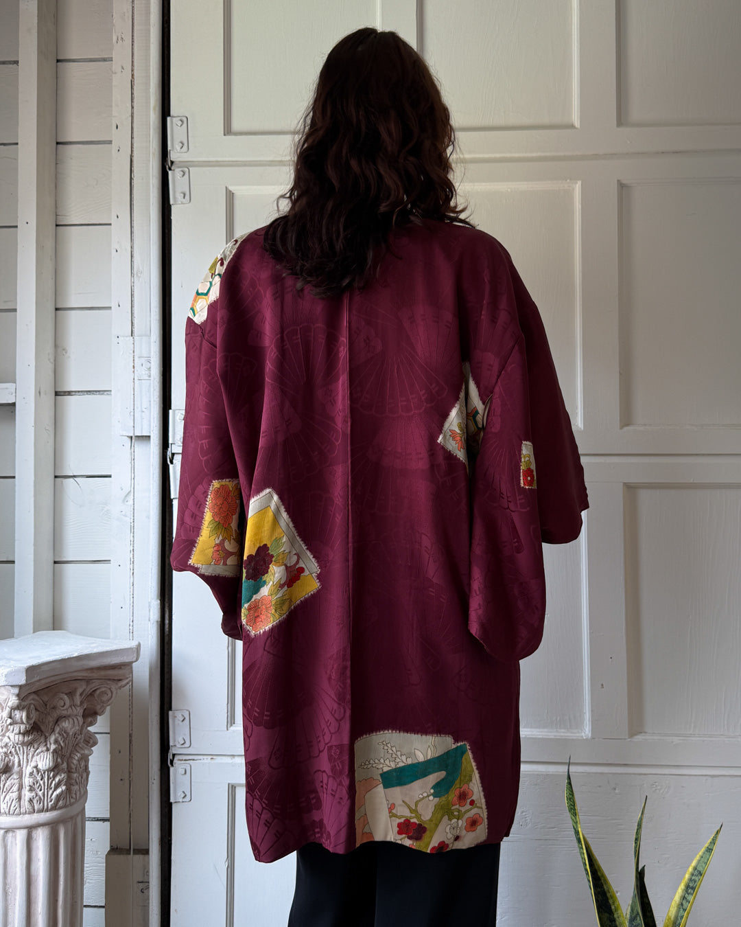 Hand Painted Silk Haori Kimono