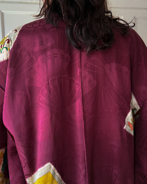 Hand Painted Silk Haori Kimono