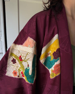 Hand Painted Silk Haori Kimono