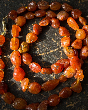 Carnelian Beaded Necklace