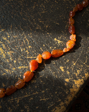 Carnelian Beaded Necklace