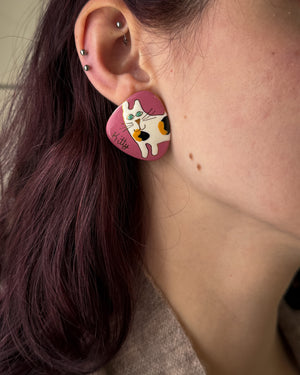 80s Kitty Kat Earrings