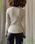 00s Celine Lace-Up Wool Sweater