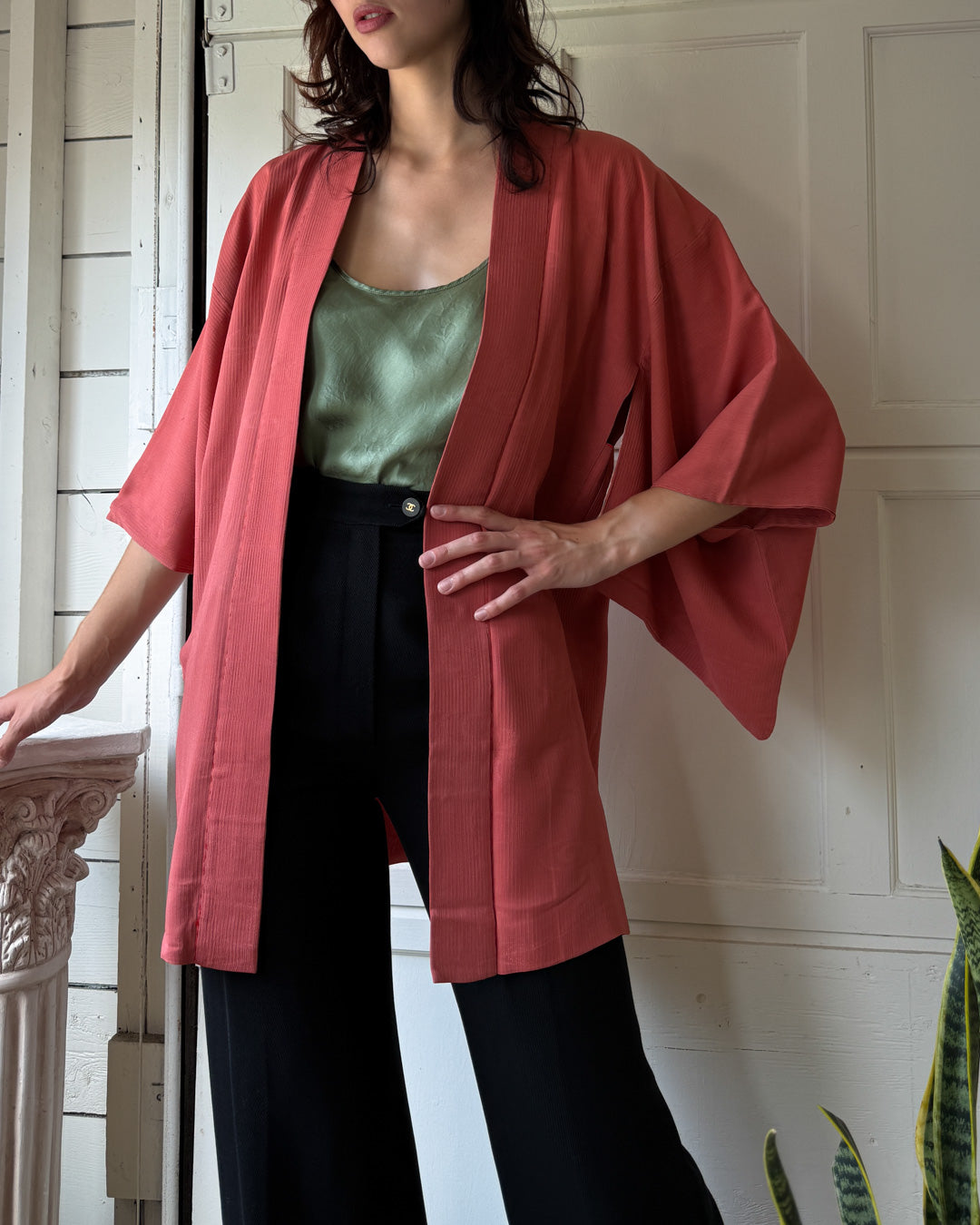 Vintage Silk Haori Kimono