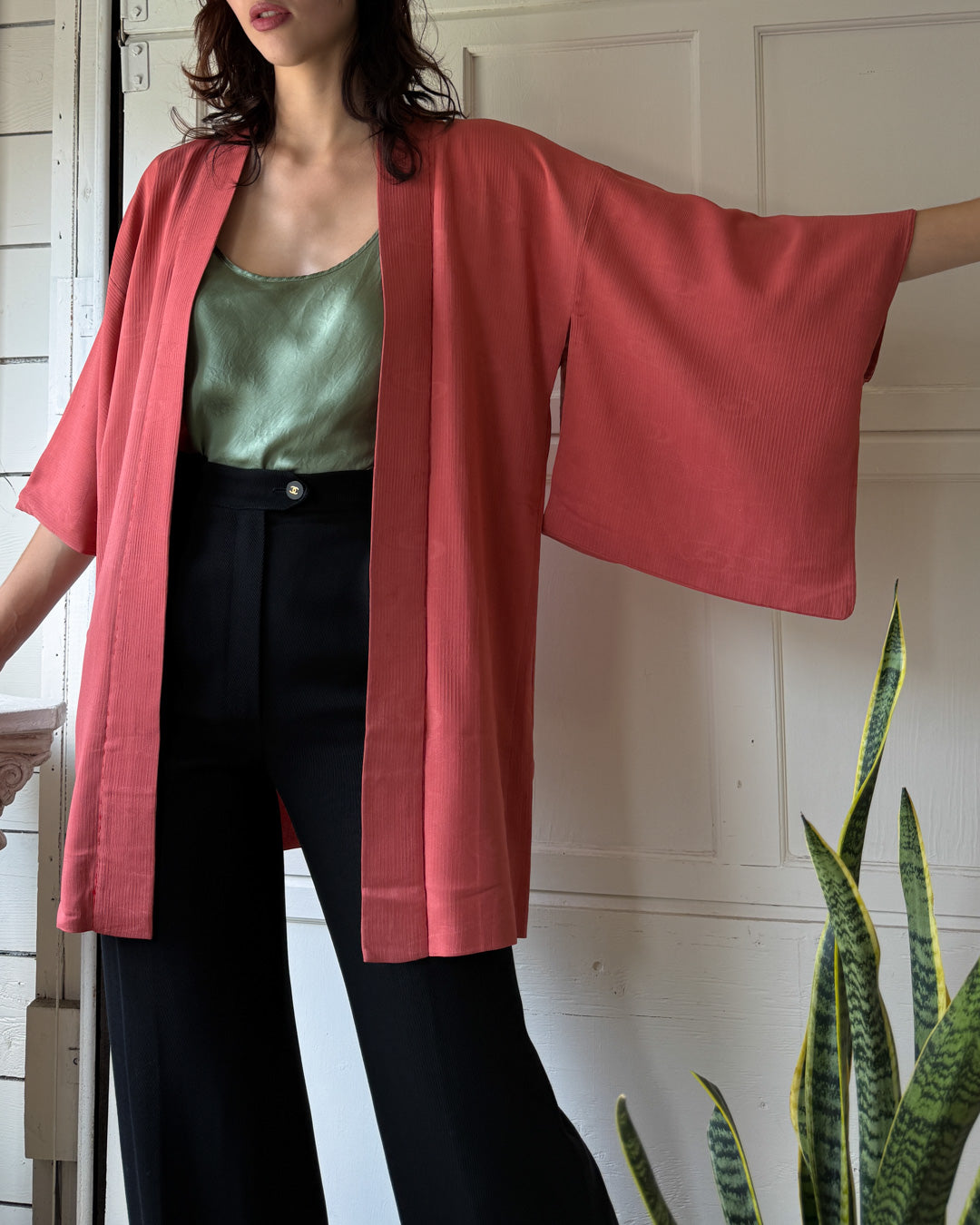 Vintage Silk Haori Kimono