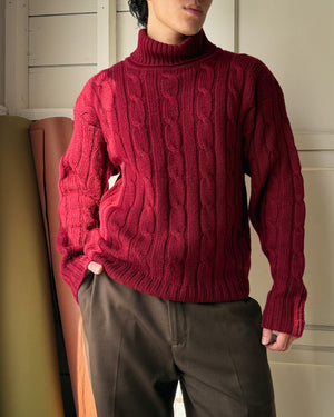 90s Wool Turtleneck | M