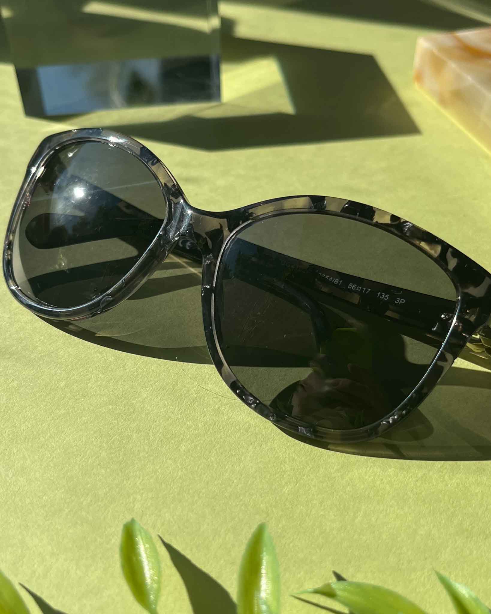 Dolce & Gabbana Purple Marble Sunglasses