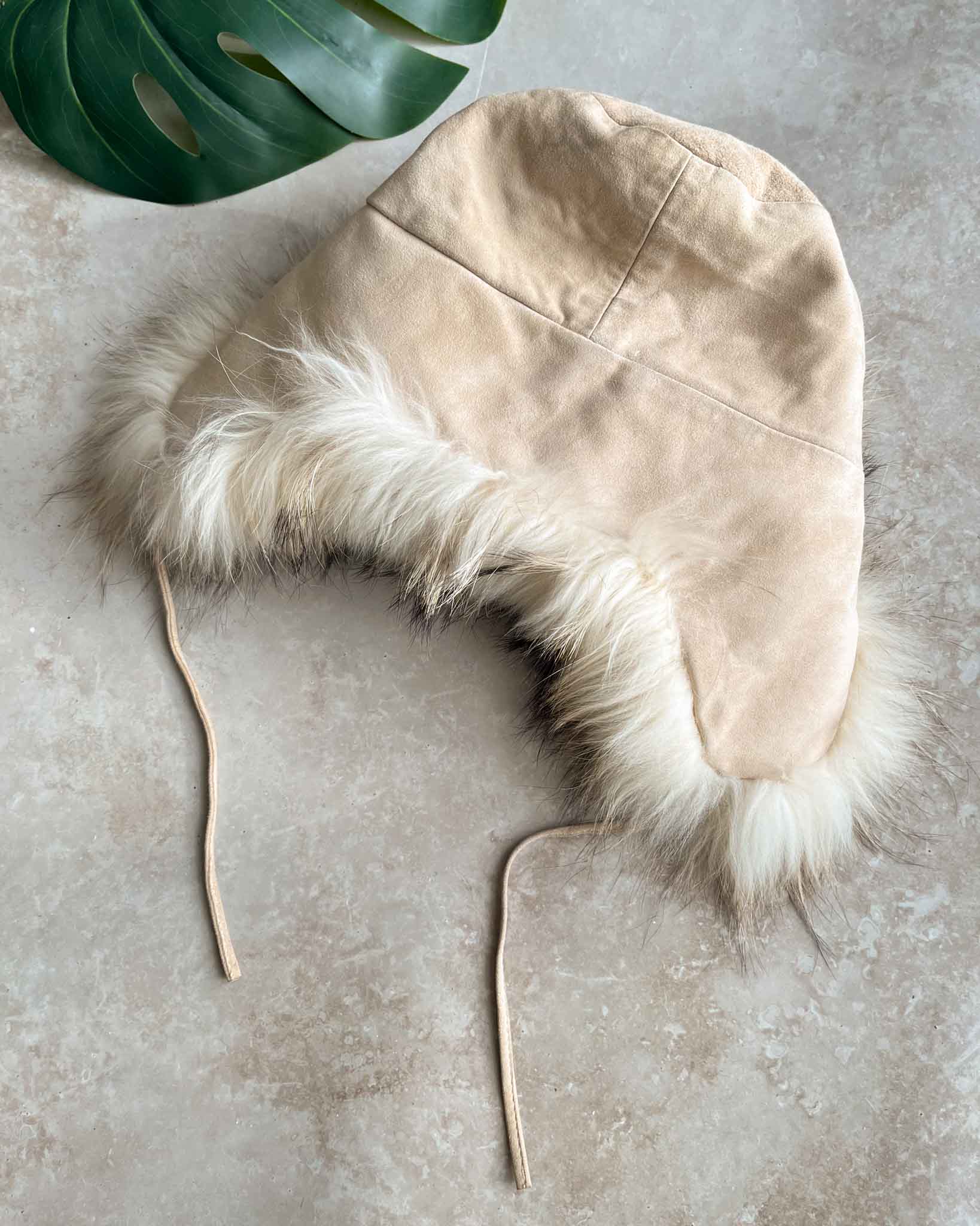 Fluffy Coyote Fur Hat