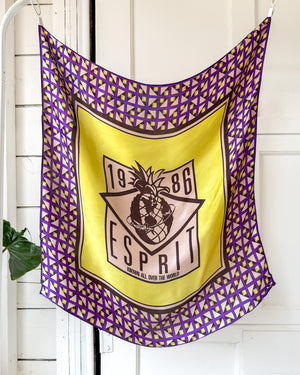 80s Esprit Silk Scarf