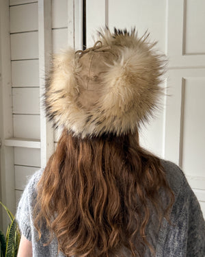 Fluffy Coyote Fur Hat